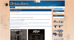 Desktop Screenshot of gribouillons.fr