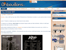 Tablet Screenshot of gribouillons.fr